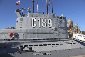 Музей - подводная лодка  С189 - Санкт-Петербург, Россия