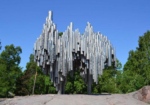 Памятник композитору Яну Сибелиусу, Хельсинки, Финляндия